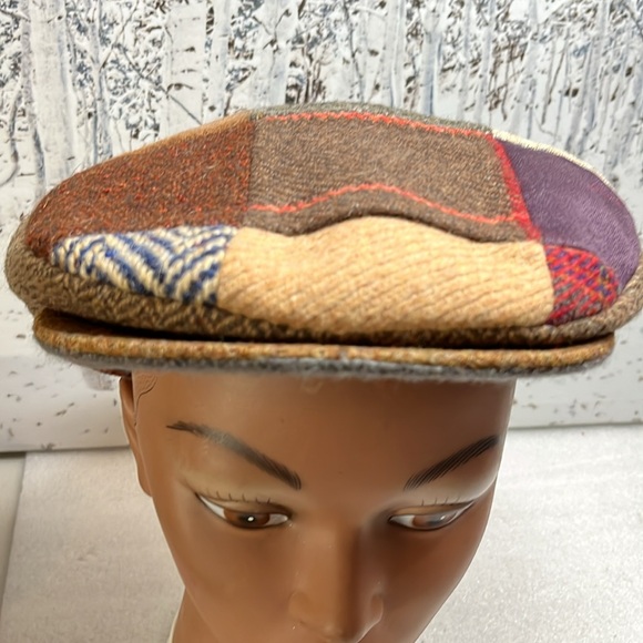 Hanna Hats Vintage Cap Patchwork
Tweed Sz L Wool News Cap - Picture 6 of 7